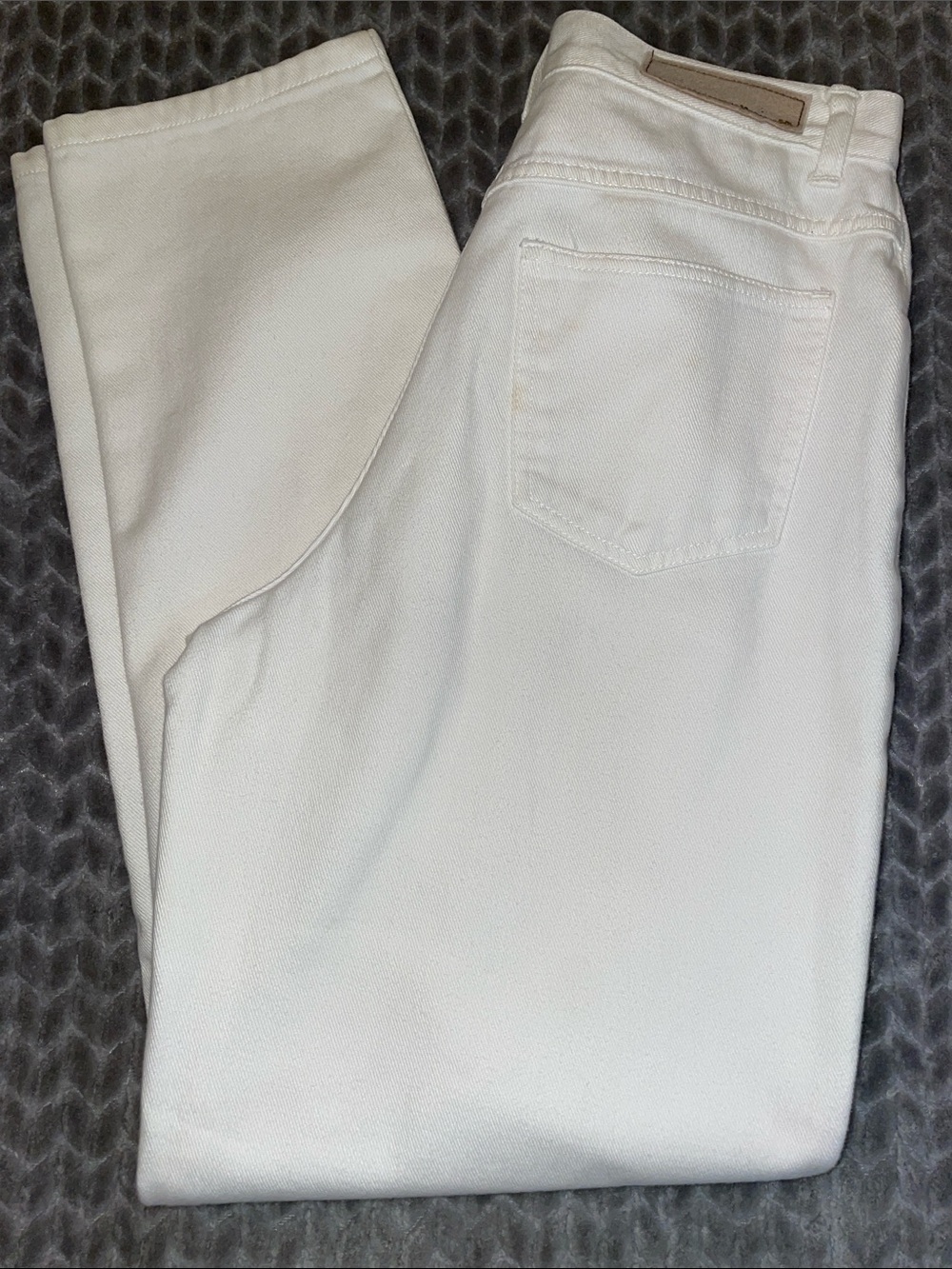 Vintage Bill Blass Jeans Easy Fit White High Rise Size 4  Cotton
